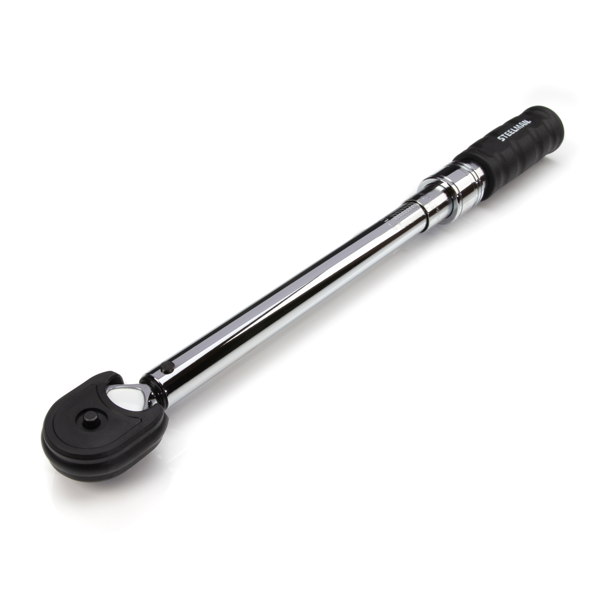 STEELMAN 3/8-Inch Drive 10-100 ft-lb Micro-Adjustable Torque Wrench, Model# 301497